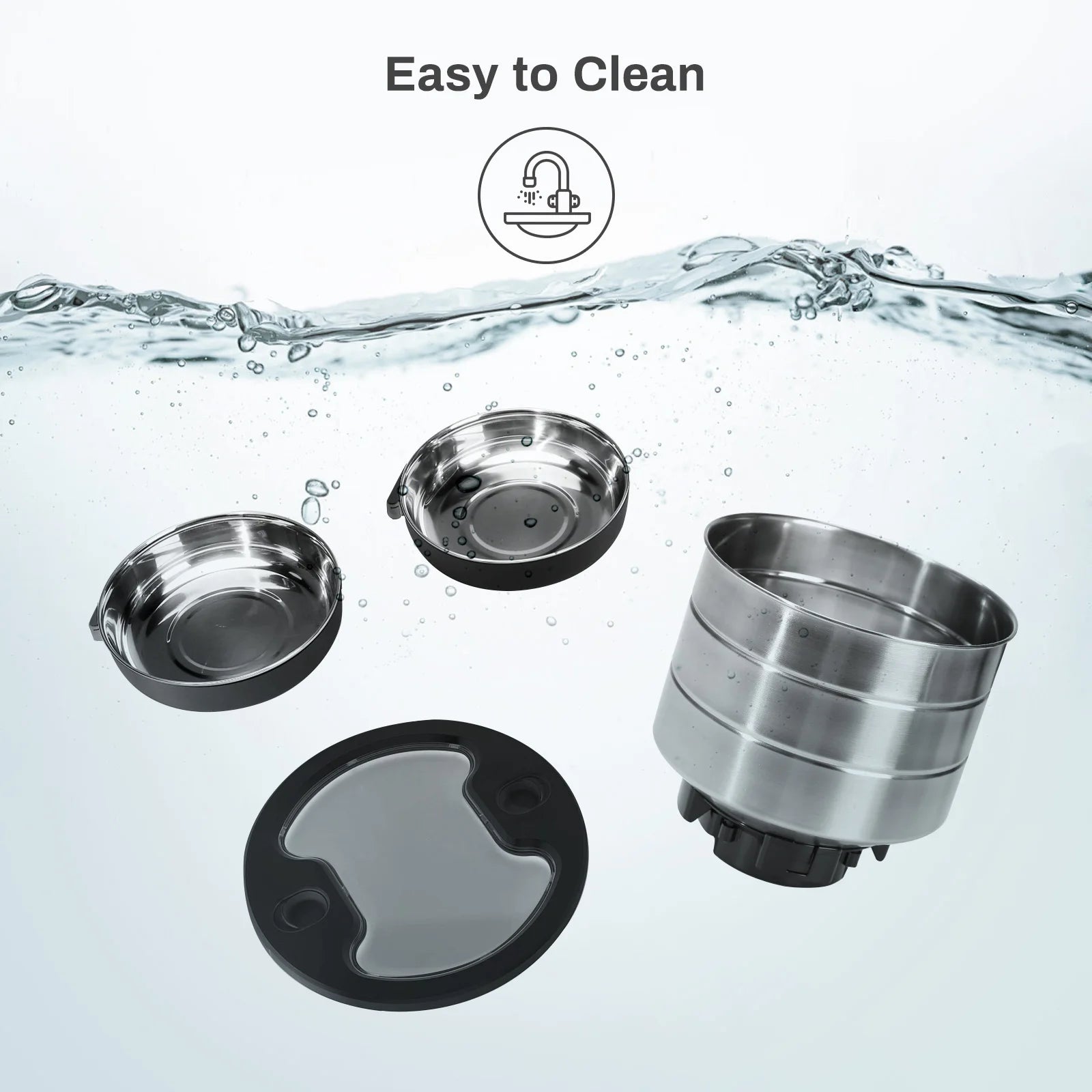 Zelquira FeedSmart Pro — Comedero Automático Inteligente con Cuencos de Acero · 4,5L