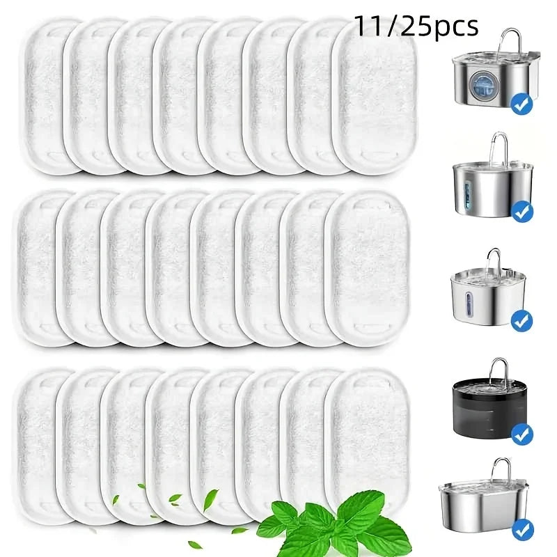 Zelquira AquaFilter Pack — Filtros de Repuesto para Fuente AquaSmart · Pack 3, 6 o 12 unidades