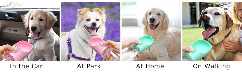 Zelquira HydroGo — Botella Portátil de Hidratación para Perros y Gatos