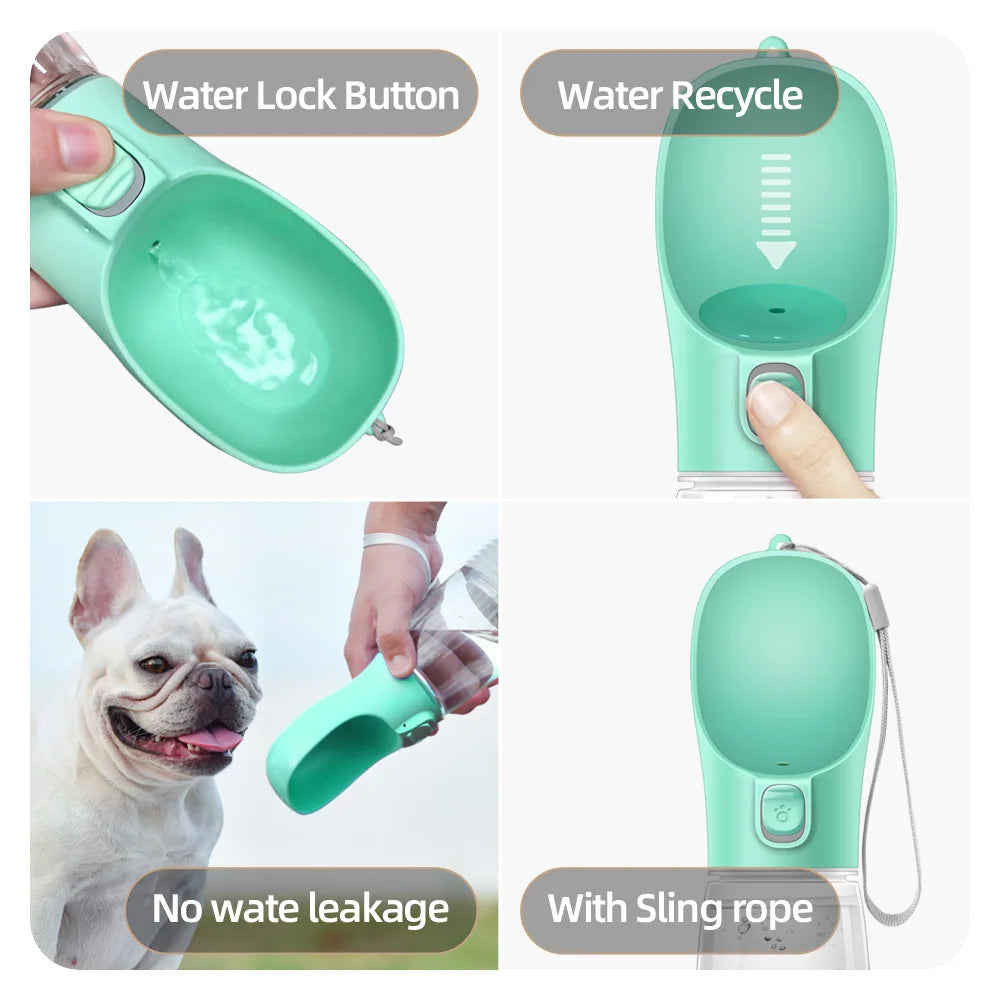 HydroGo Zelquira desmontada para limpieza - apta lavavajillas plástico BPA free