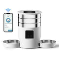 Zelquira FeedSmart Pro — Comedero Automático Inteligente con Cuencos de Acero · 4,5L