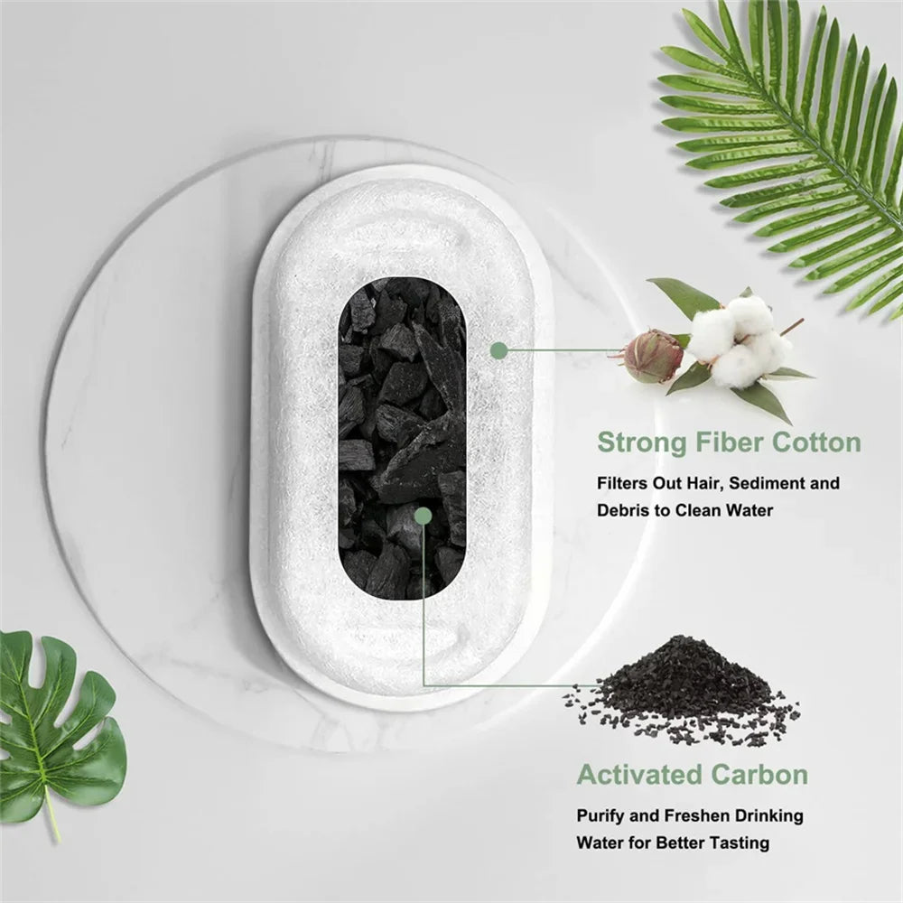 Zelquira AquaFilter Pack — Filtros de Repuesto para Fuente AquaSmart · Pack 3, 6 o 12 unidades