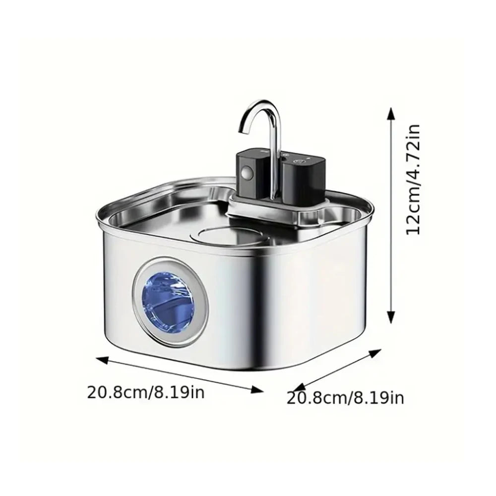 AquaSmart Zelquira desmontada para limpieza - apta lavavajillas acero inoxidable 304